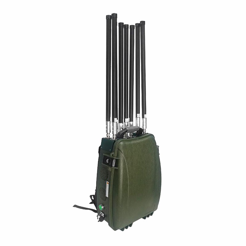 Tactical drone countermeasure backpack setup
