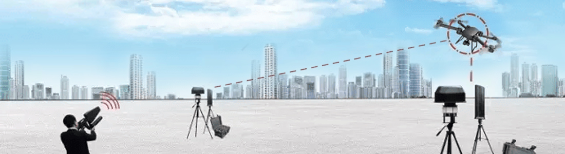 Black-flying drones can be detected and countered