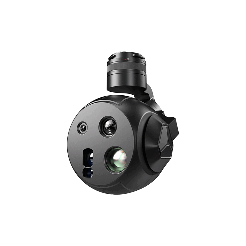 Quad-sensor gimbal drone mount